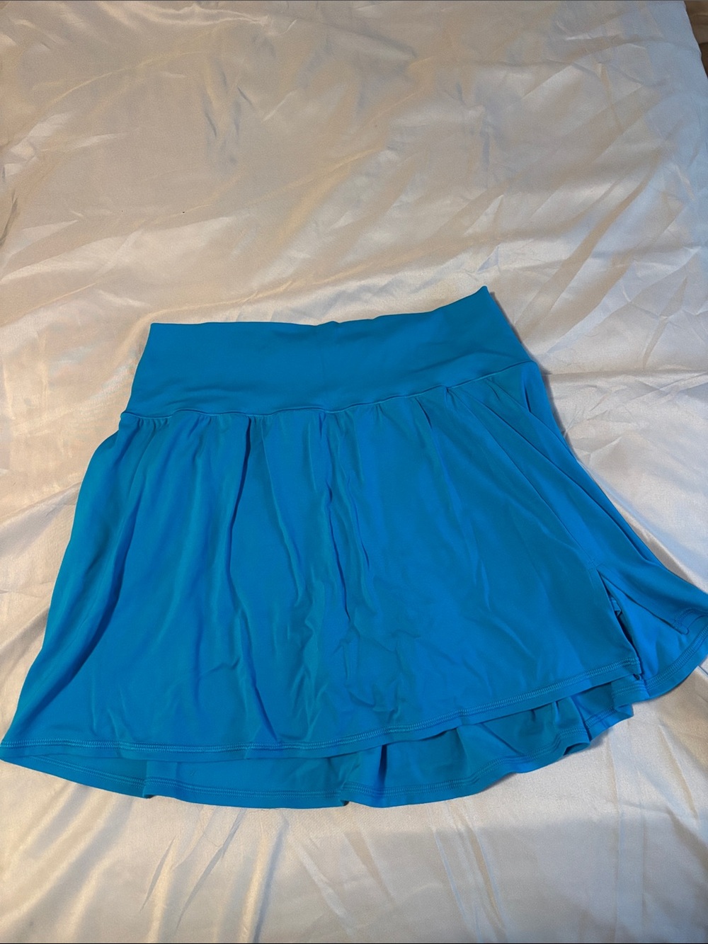 aerie Bright Teal Circle Skirt